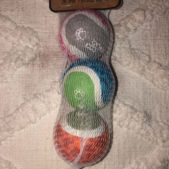 greenbone 3 Pet Tennis Balls Pet Safe Non-Toxic - Picture 2 of 5